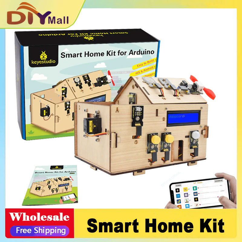 Home Automation Diy Projects - Keyestudio Smart IoT Home Kit مع