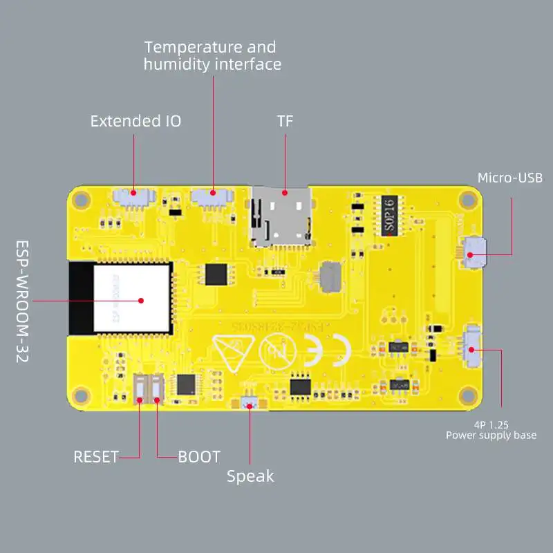 Home Automation Arduino - شاشة عرض ذكية ESP32-3248S035 مقاس 3.5
