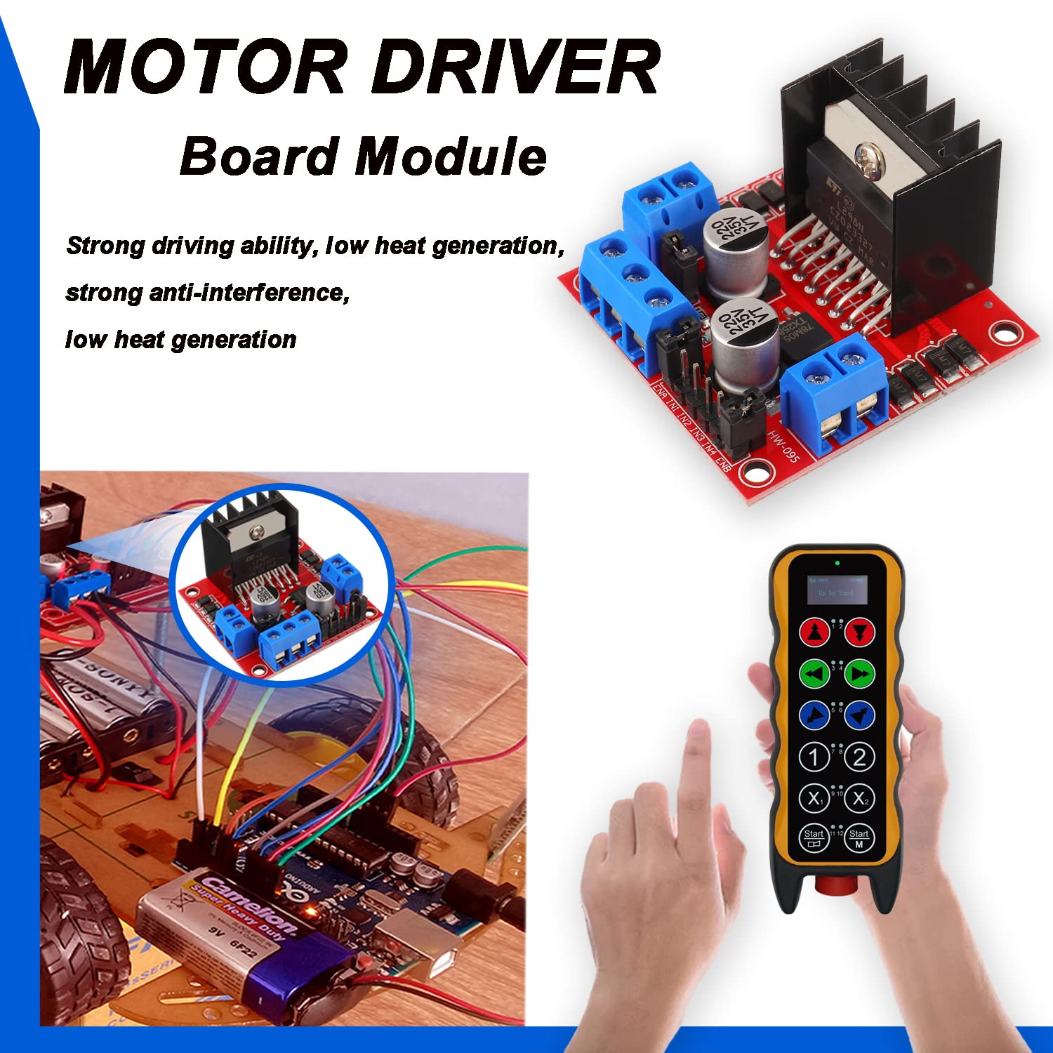 L298N لوحة تحكم محرك المحرك تي - مراجعة Home Automation Arduino وسعره