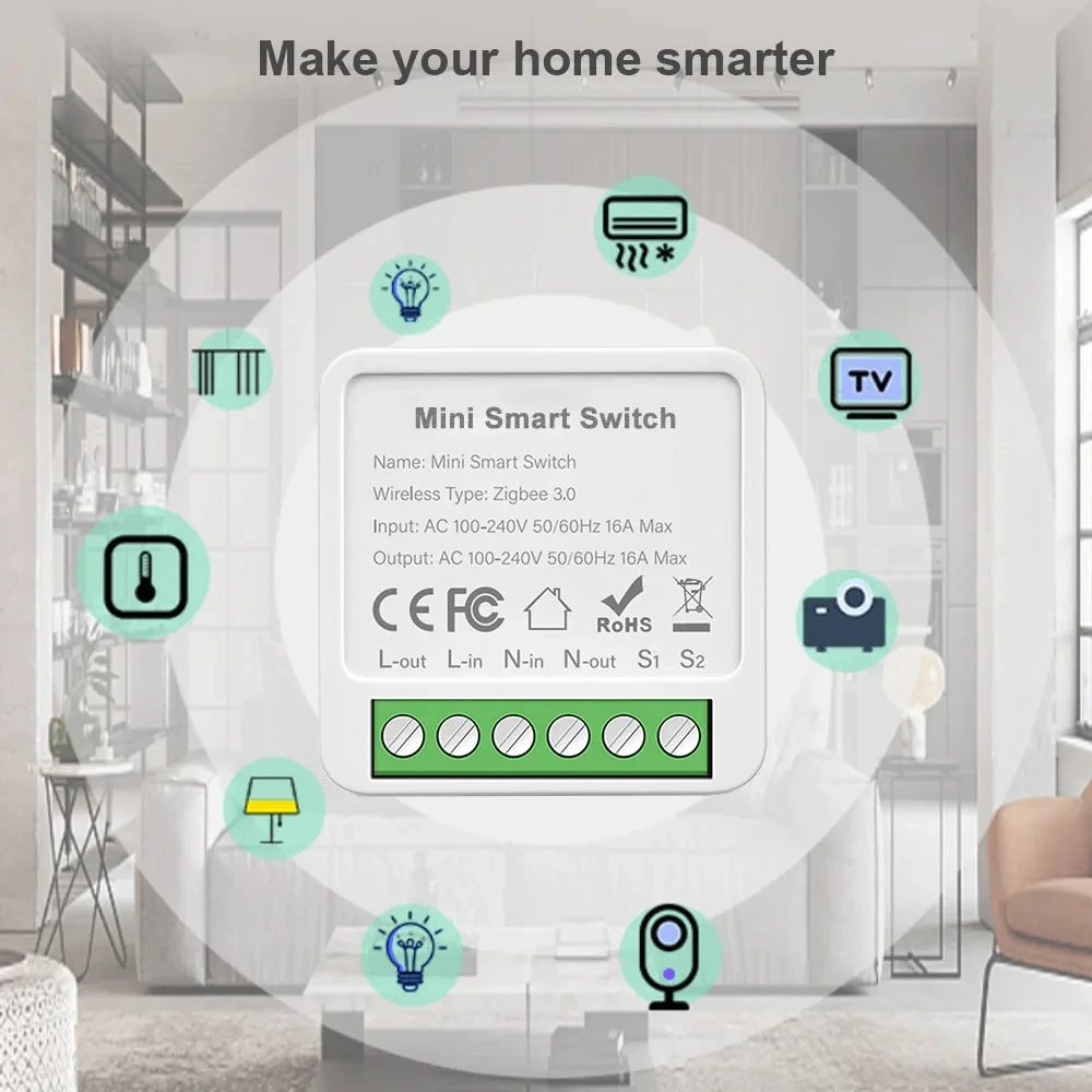 وحدة مفتاح ذكي بتقنية واي فاي  - مراجعة Home Automation Systems Diy وسعره
